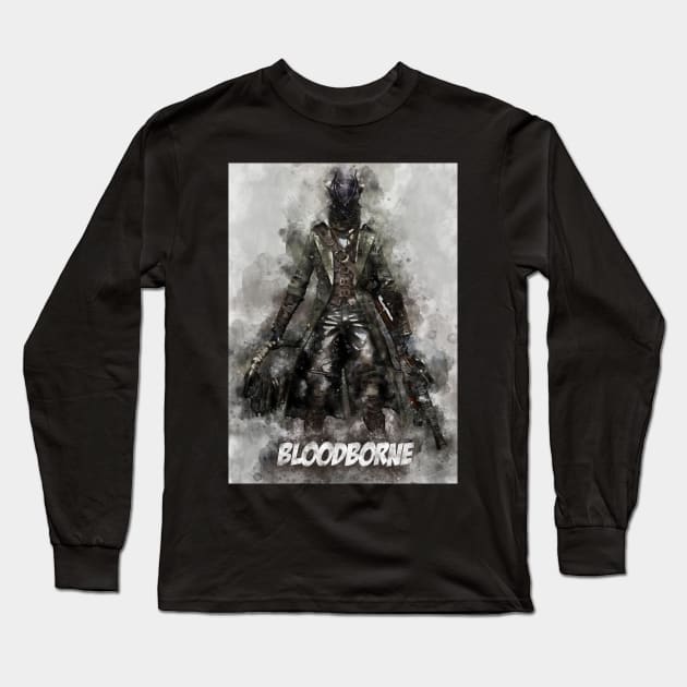 Bloodborne Long Sleeve T-Shirt by Durro